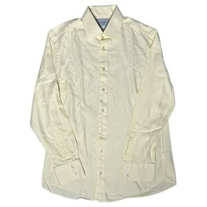 Charles Tyrwhitt Mens Non Iron Slim Fit Long Sleeve Button Down Casual Shirt SzM